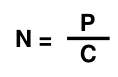 P N = C